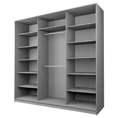 картинка Шкаф-купе 3-х дверный МАКС с зеркалом по центру от магазина КУПИ КУПЕ